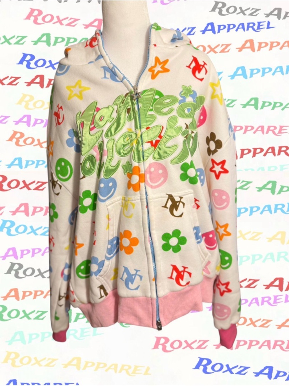 Named Collective - Icon “Acid” Zip Hoodie 💖